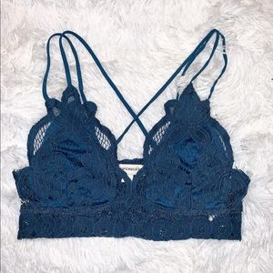 TEAL LACE BRALETTE